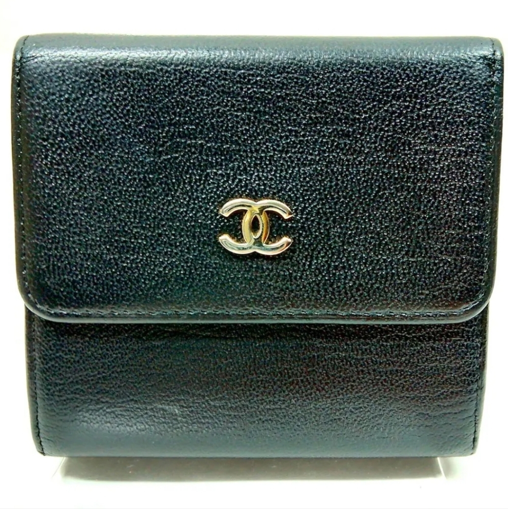 Chanel Wallet  Black Leather 2445061